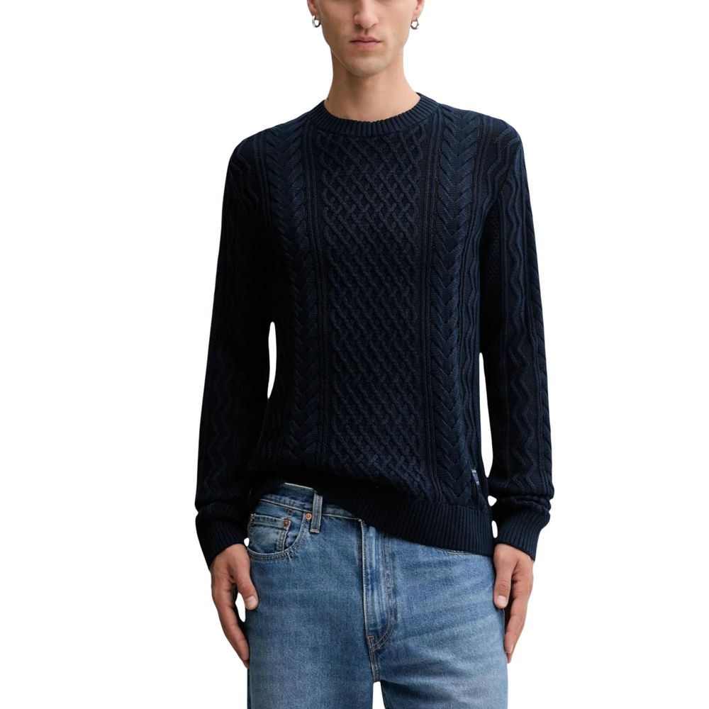 Tommy Hilfiger Jeans Blue Recycled Cotton Sweatshirt