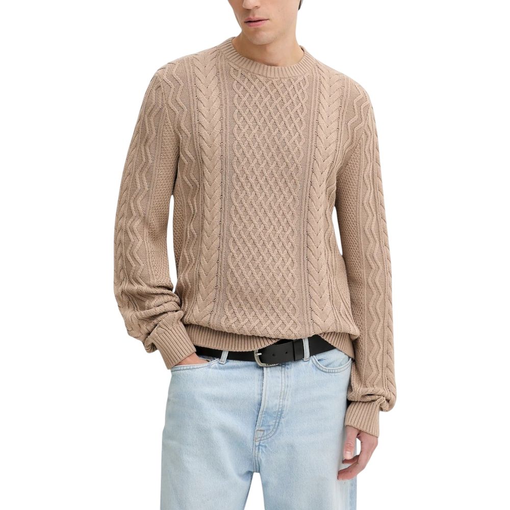 Tommy Hilfiger Jeans Beige Recycled Cotton Sweatshirt | Regal Royce