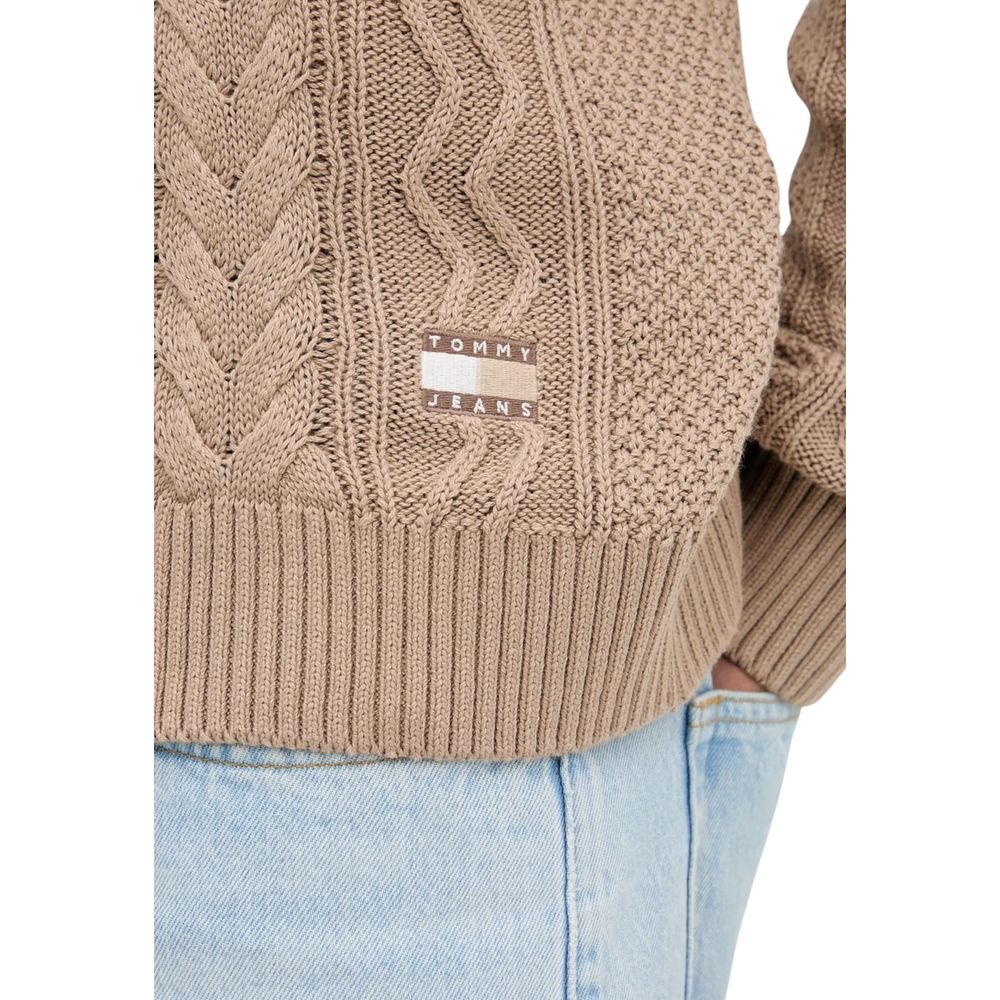 Tommy Hilfiger Jeans Beige Recycled Cotton Sweatshirt | Regal Royce
