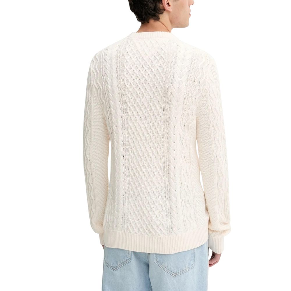 Tommy Hilfiger Jeans Cream Recycled Cotton Sweatshirt | Regal Royce