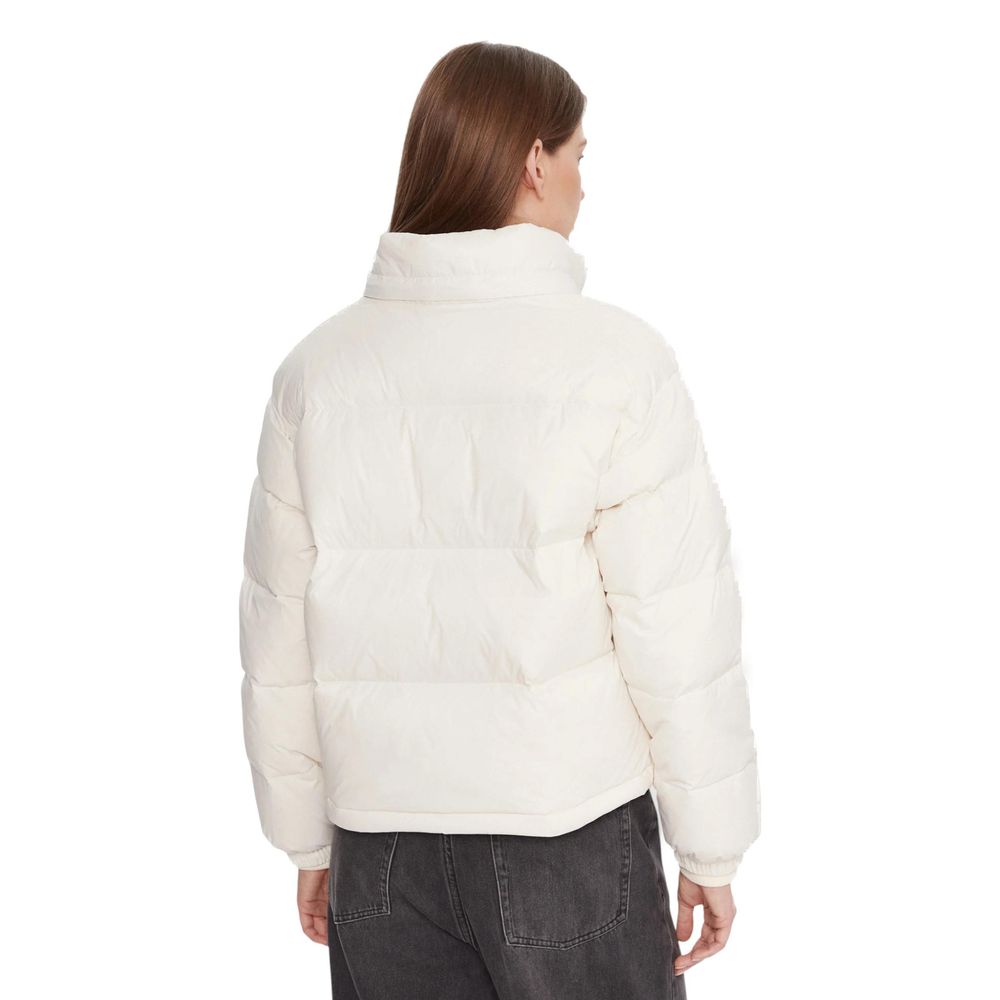 Calvin Klein Jeans Cream Polyamide Coat | Regal Royce