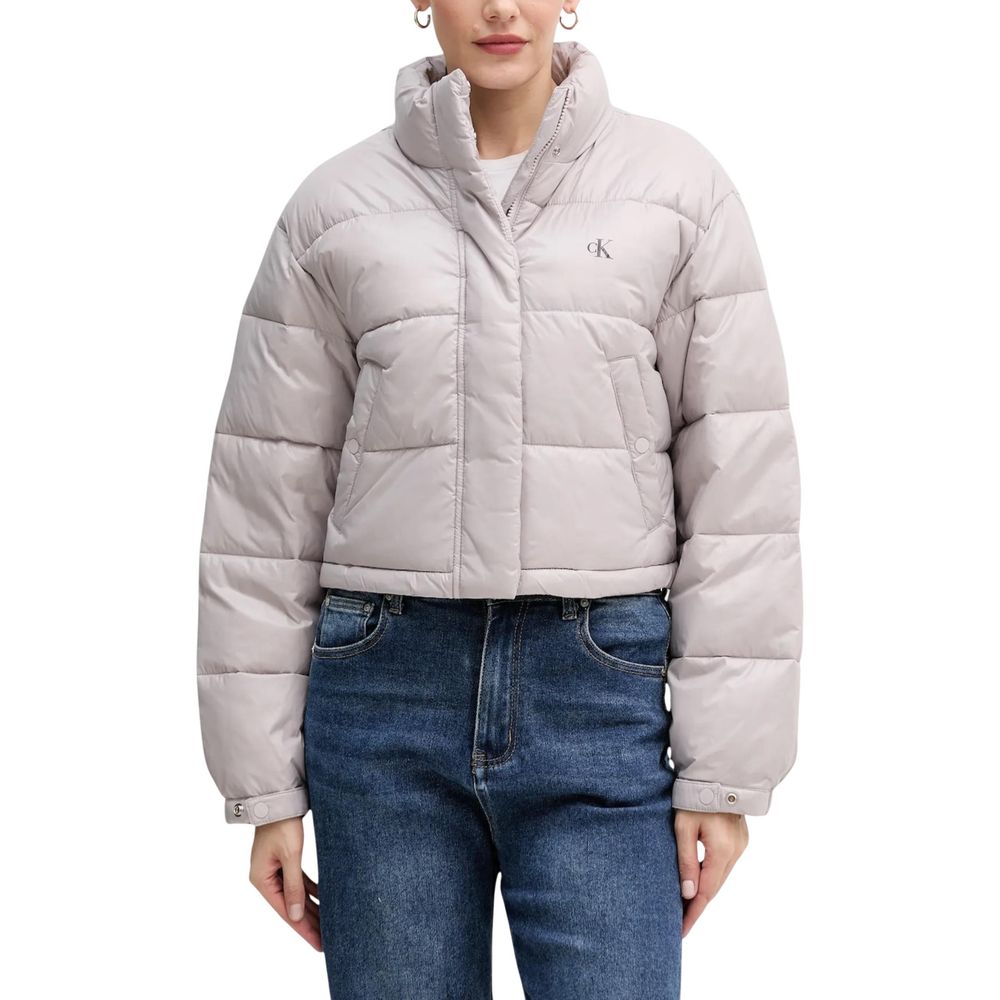 Calvin Klein Jeans Purple Polyamide Jacket | Regal Royce