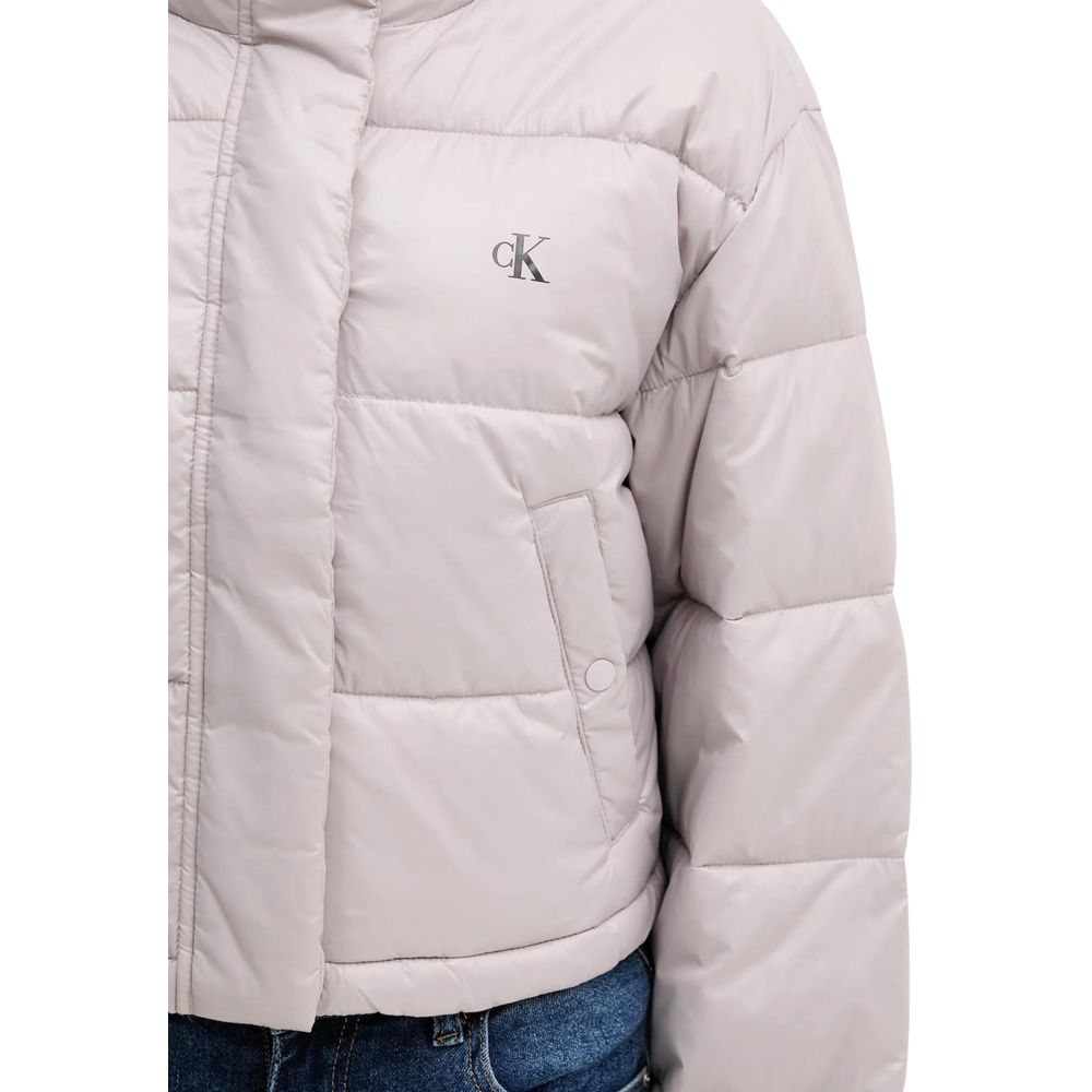 Calvin Klein Jeans Purple Polyamide Jacket | Regal Royce