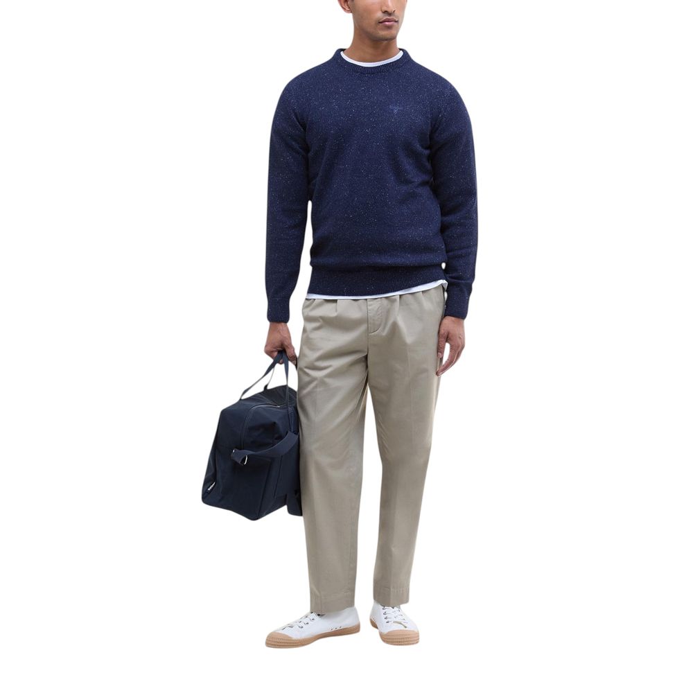 Barbour Blue Wool Sweatshirt | Regal Royce
