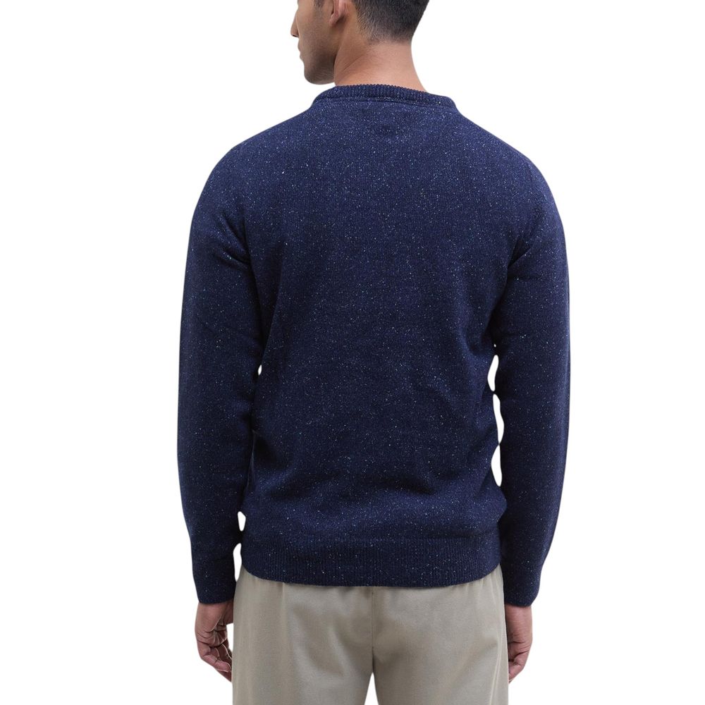 Barbour Blue Wool Sweatshirt | Regal Royce