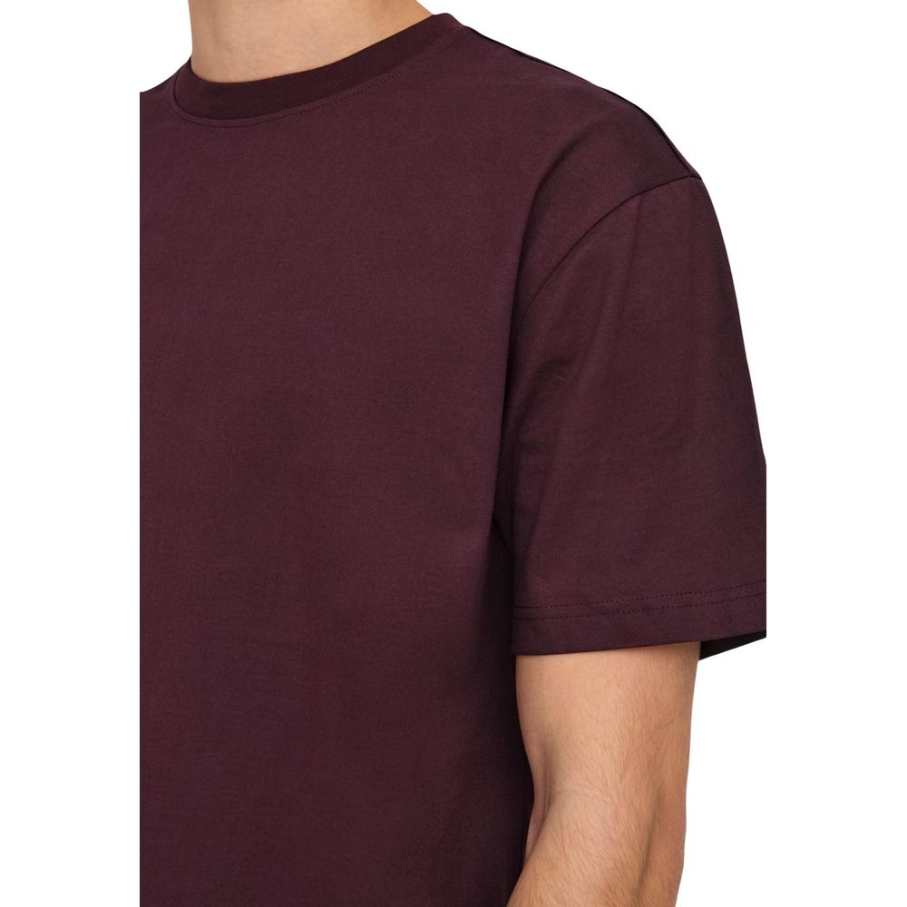 Only & Sons Bordeaux Organic Cotton T-Shirt | Regal Royce