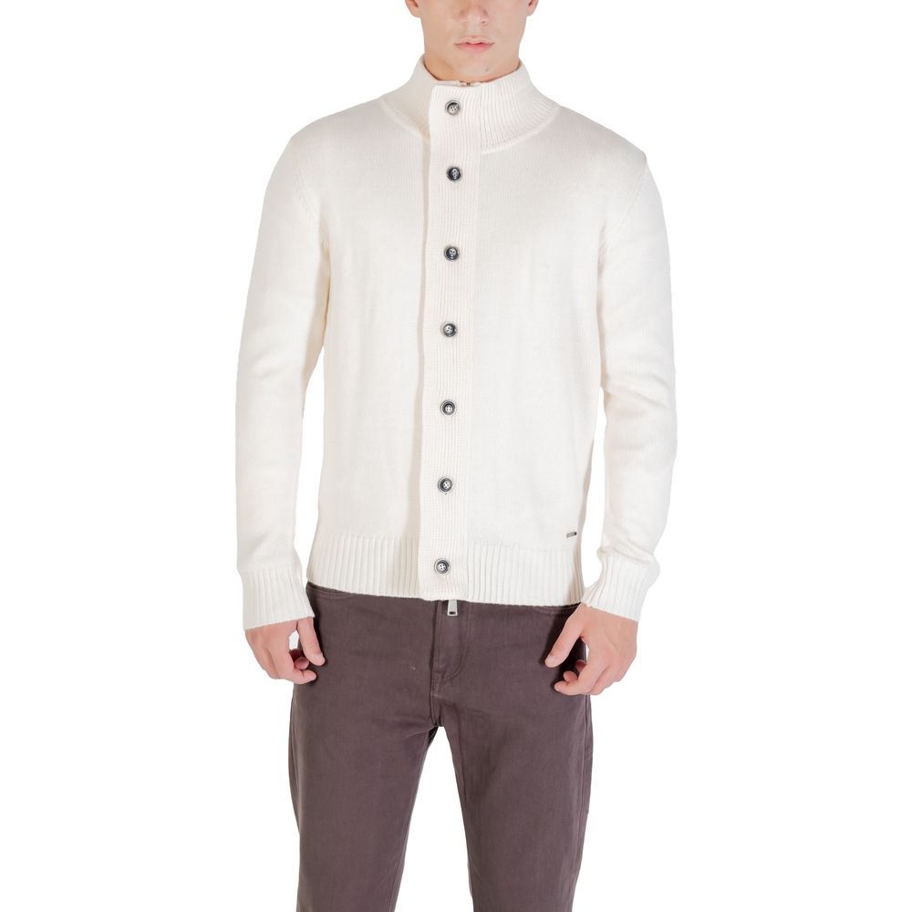 Gianni Lupo Cream Marabou Sweatshirt | Regal Royce