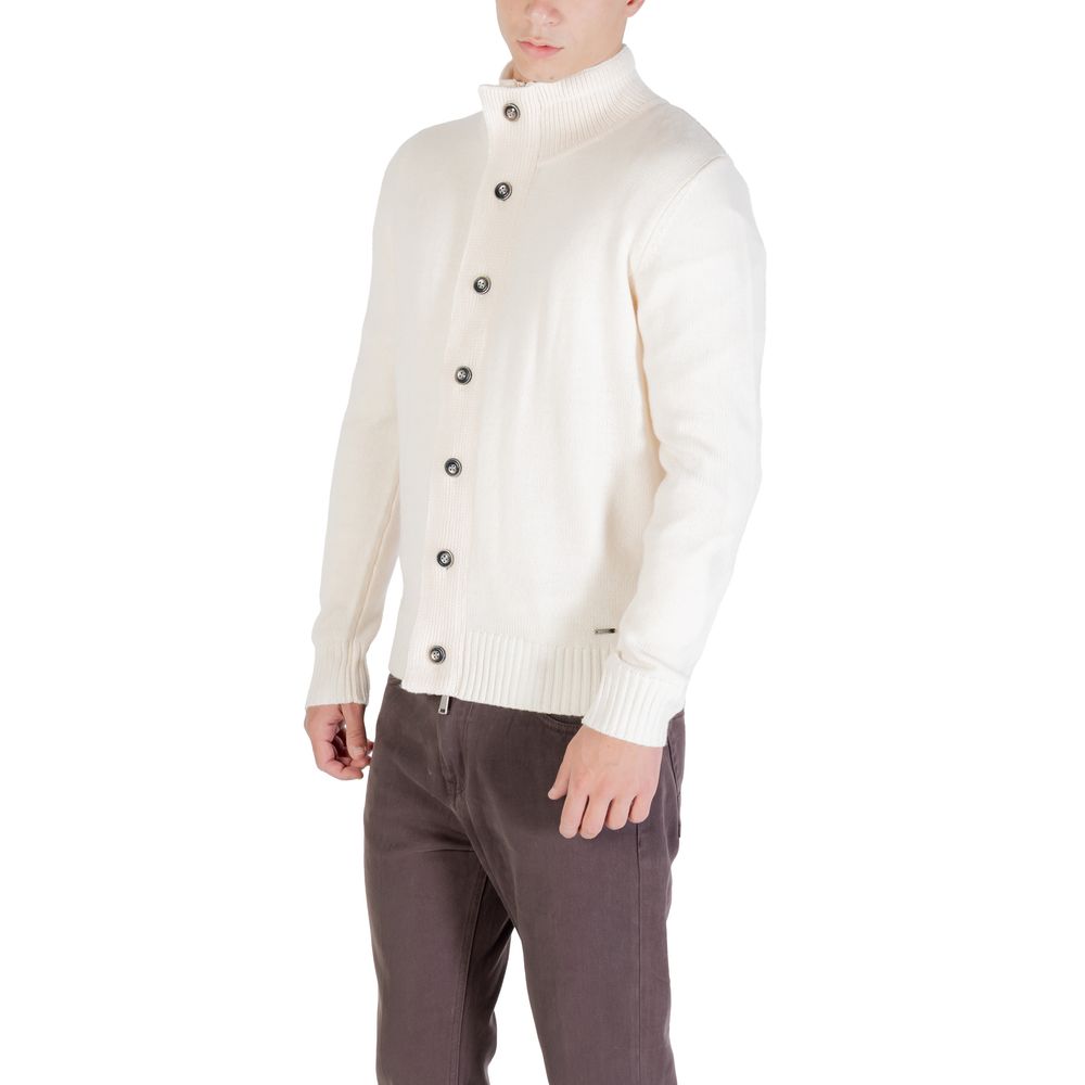 Gianni Lupo Cream Marabou Sweatshirt | Regal Royce