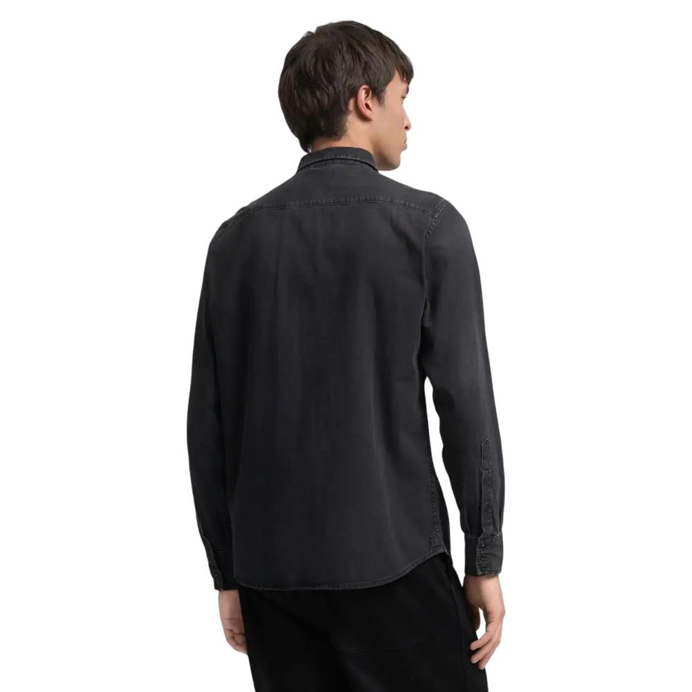 Replay Black Cotton Shirt | Regal Royce