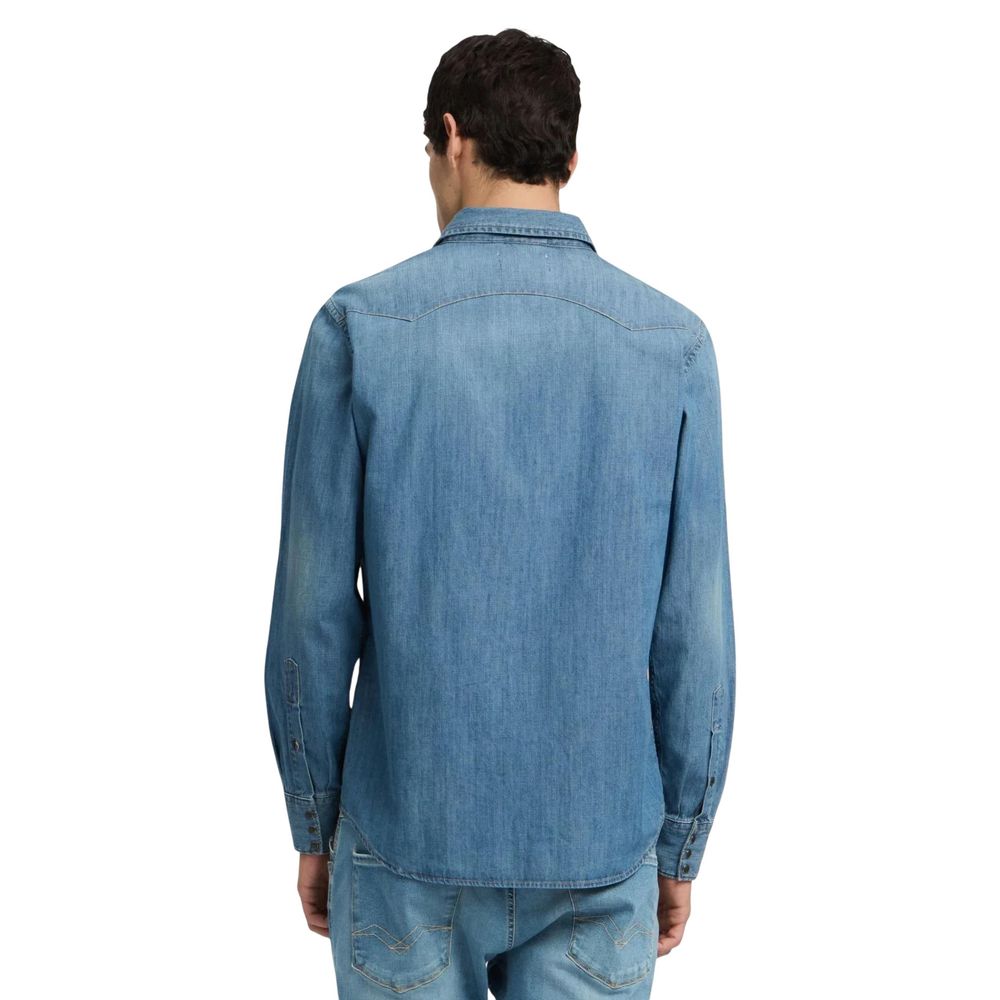 Replay Blue Denim Shirt | Regal Royce