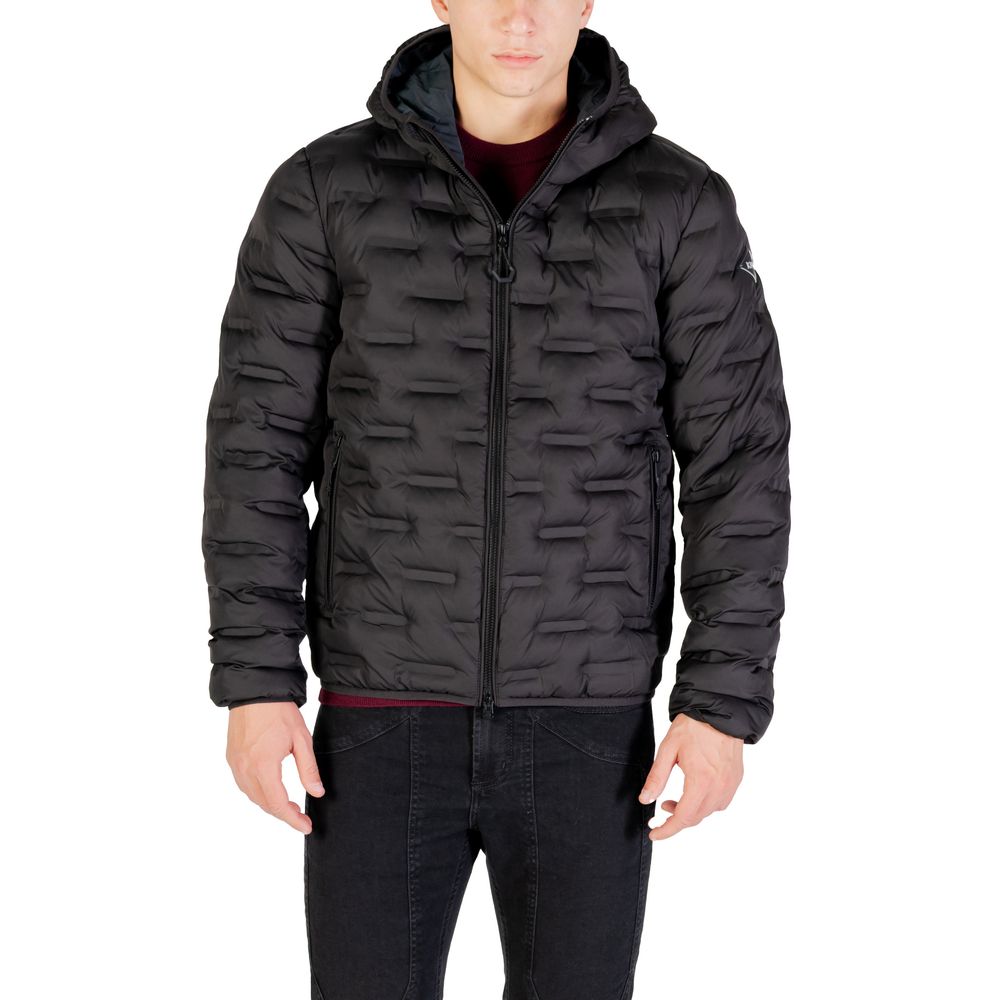 Replay Black Polyester Shell Jacket | Regal Royce