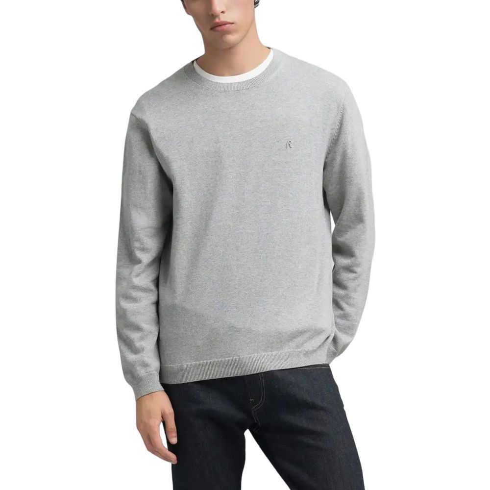 Replay Gray Cotton Sweatshirt | Regal Royce
