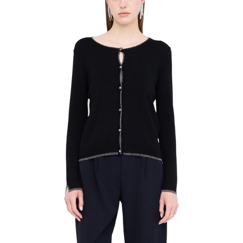 Liu Jo Black Textile Cardigan | Regal Royce