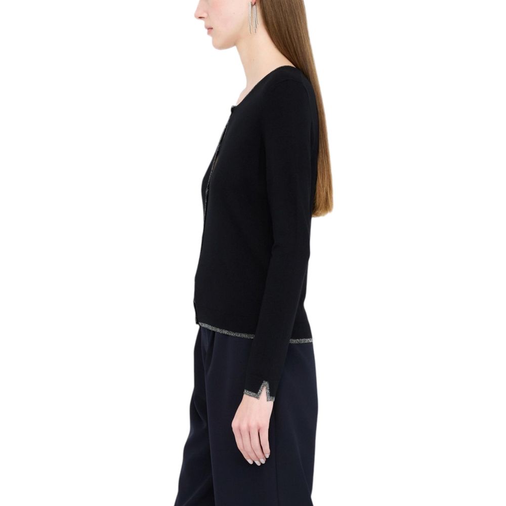 Liu Jo Black Textile Cardigan | Regal Royce