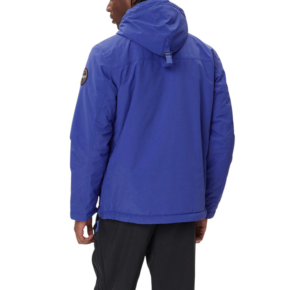 Napapijri Blue Polyamide Shell Jacket | Regal Royce