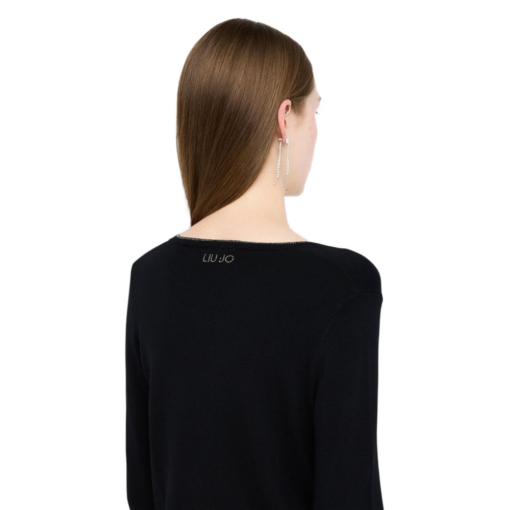 Liu Jo Black Textile Cardigan | Regal Royce