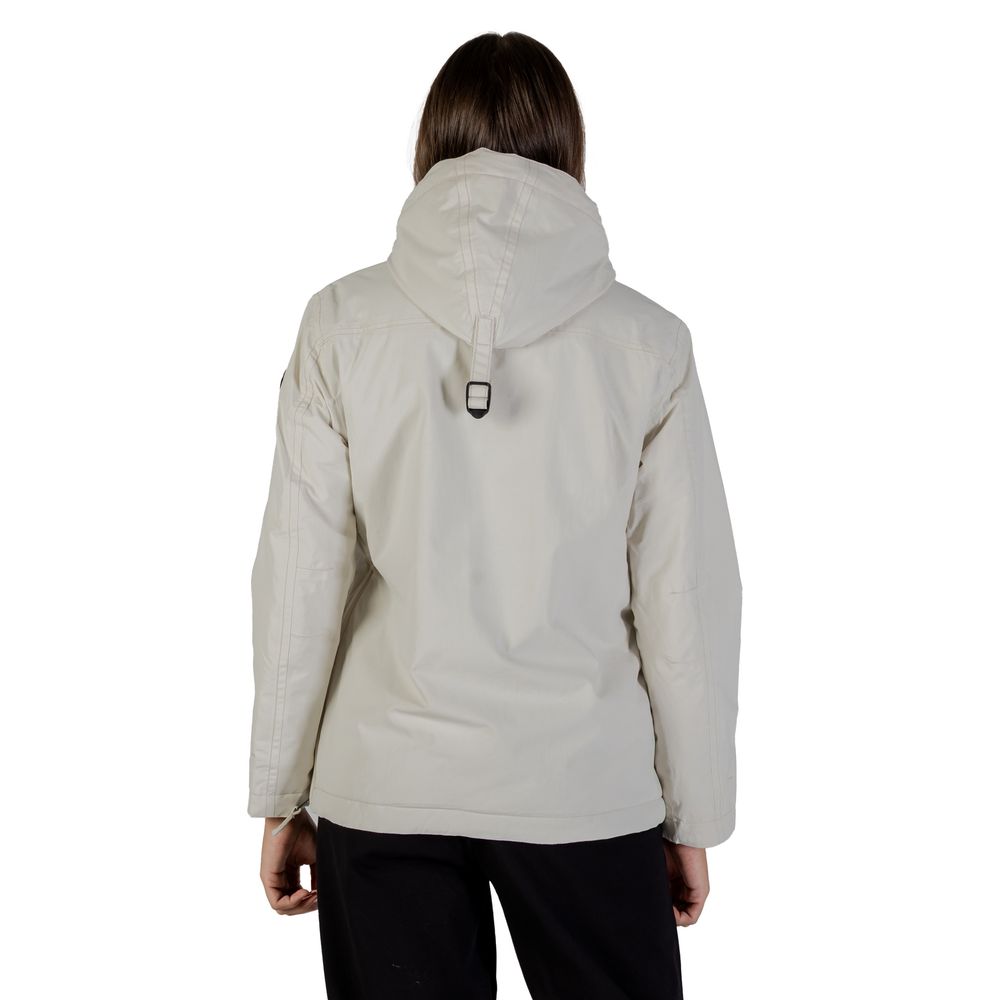 Napapijri Beige Polyamide Shell Jacket | Regal Royce