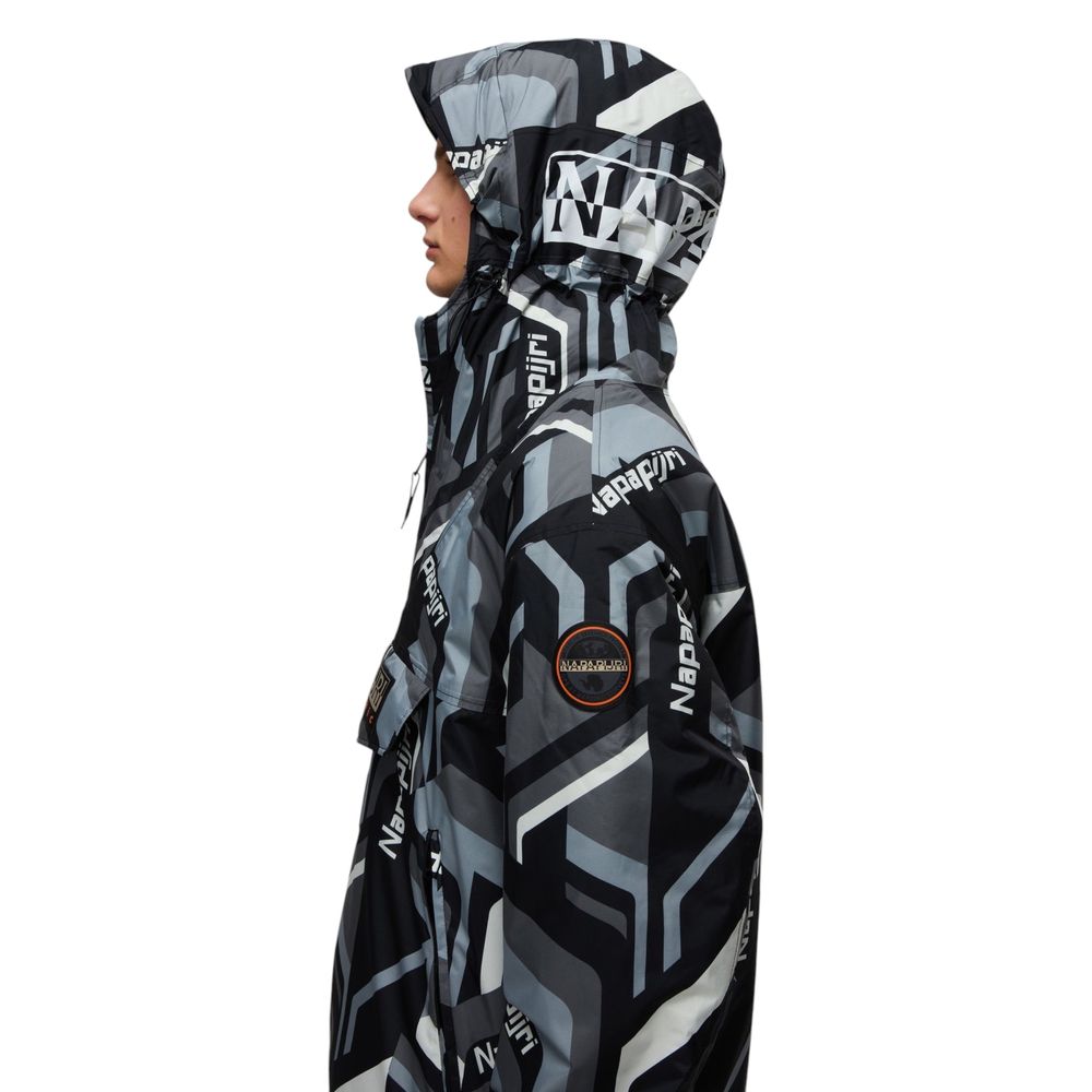 Napapijri Bicolor Recycled Polyester Shell Jacket | Regal Royce