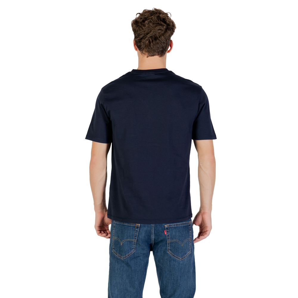 Napapijri Blue Cotton T-Shirt | Regal Royce