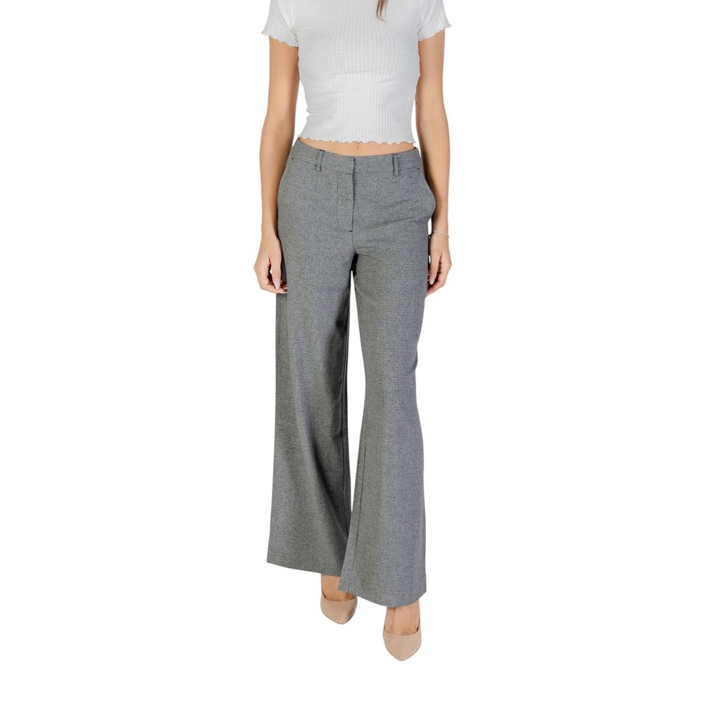 Only Gray Recycled Polyester Casual Pants | Regal Royce