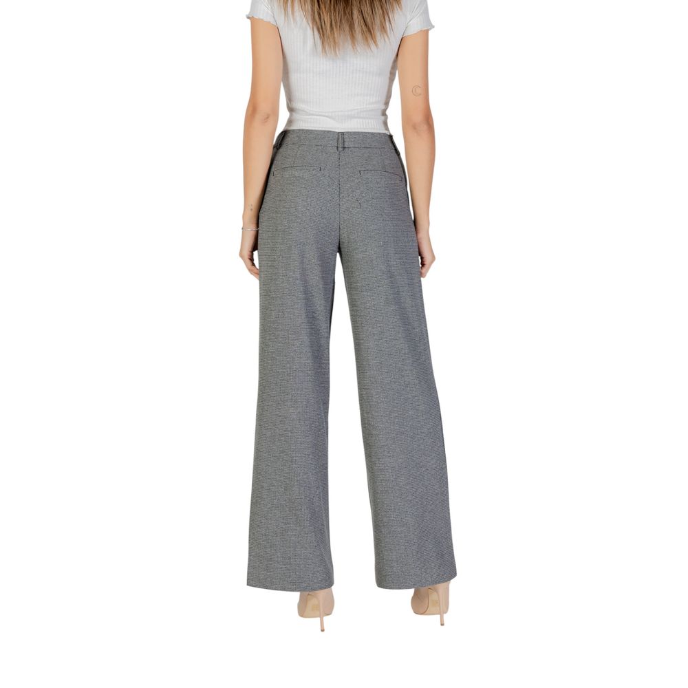 Only Gray Recycled Polyester Casual Pants | Regal Royce