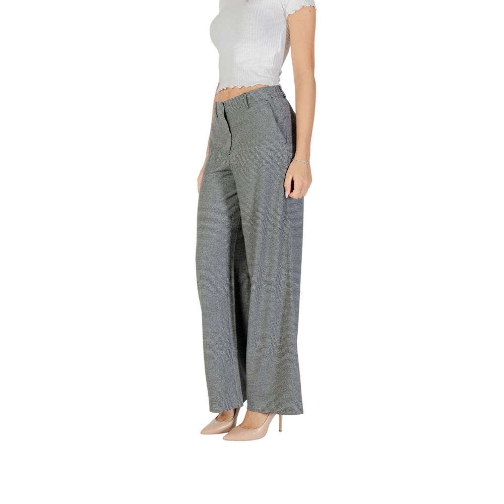 Only Gray Recycled Polyester Casual Pants | Regal Royce