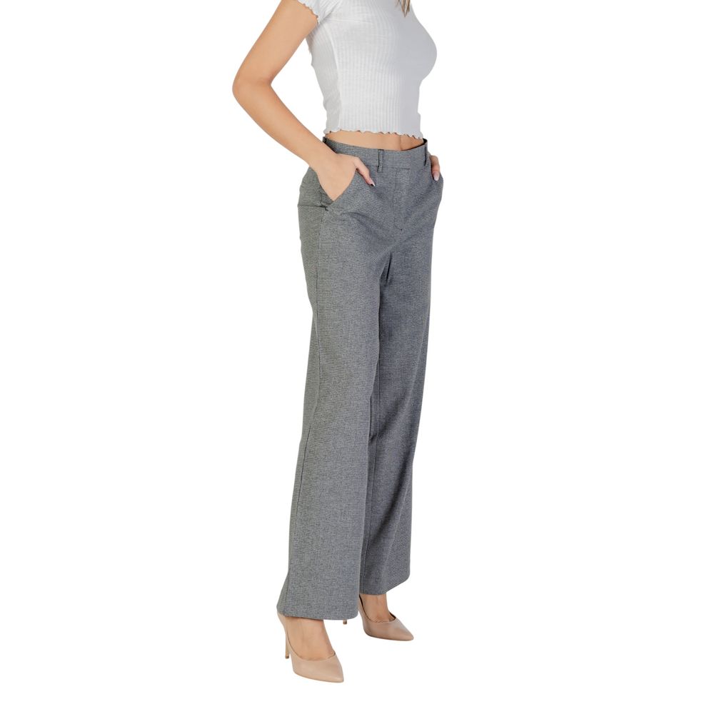 Only Gray Recycled Polyester Casual Pants | Regal Royce