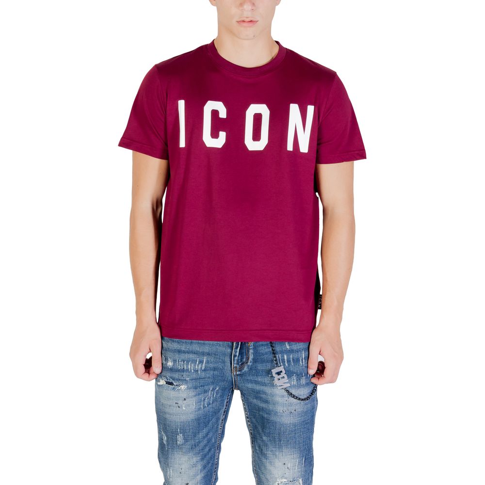 Icon Bordeaux Cotton T-Shirt | Regal Royce