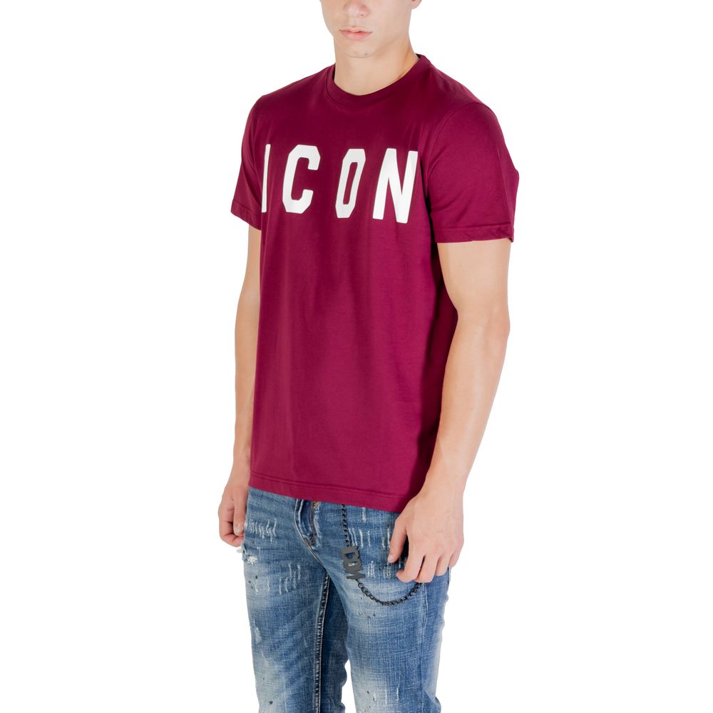 Icon Bordeaux Cotton T-Shirt | Regal Royce