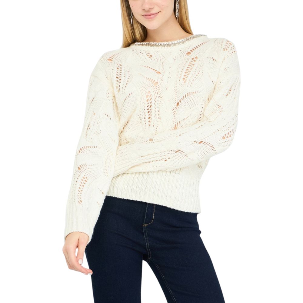 Liu Jo White Marabou Sweatshirt | Regal Royce