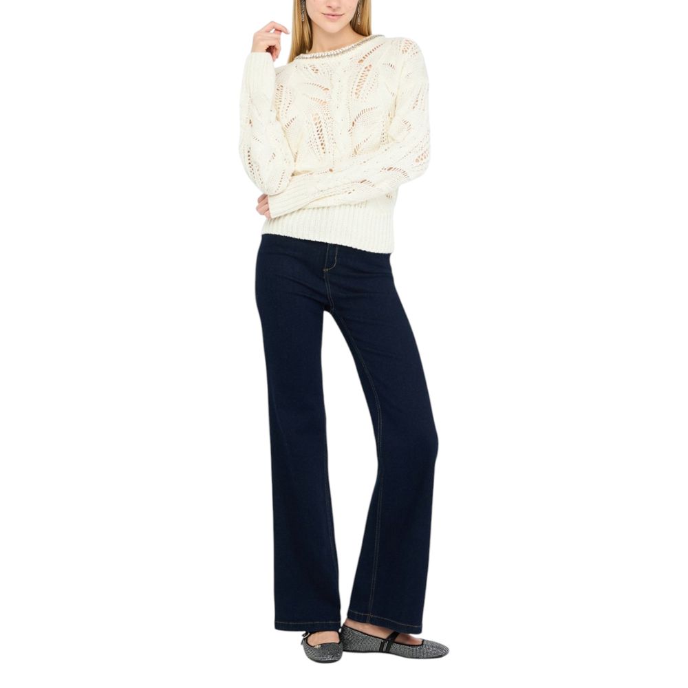 Liu Jo White Marabou Sweatshirt | Regal Royce