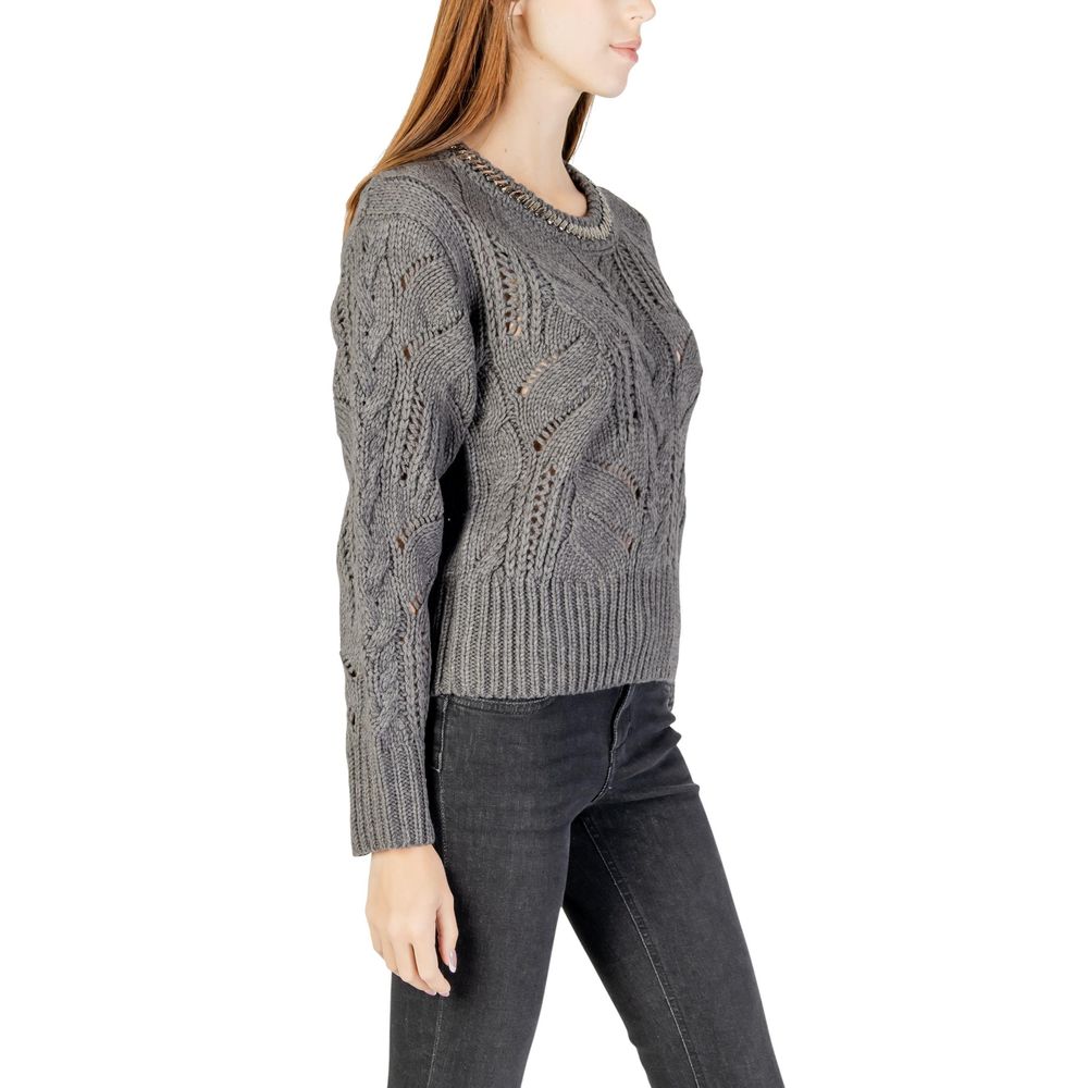 Liu Jo Gray Marabou Sweatshirt | Regal Royce