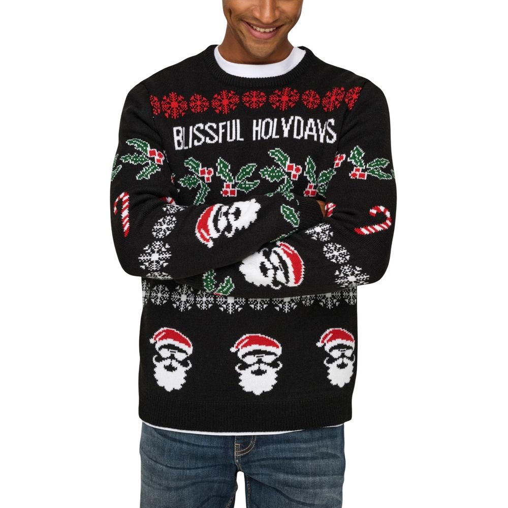 Only & Sons Black Marabou Sweatshirt | Regal Royce