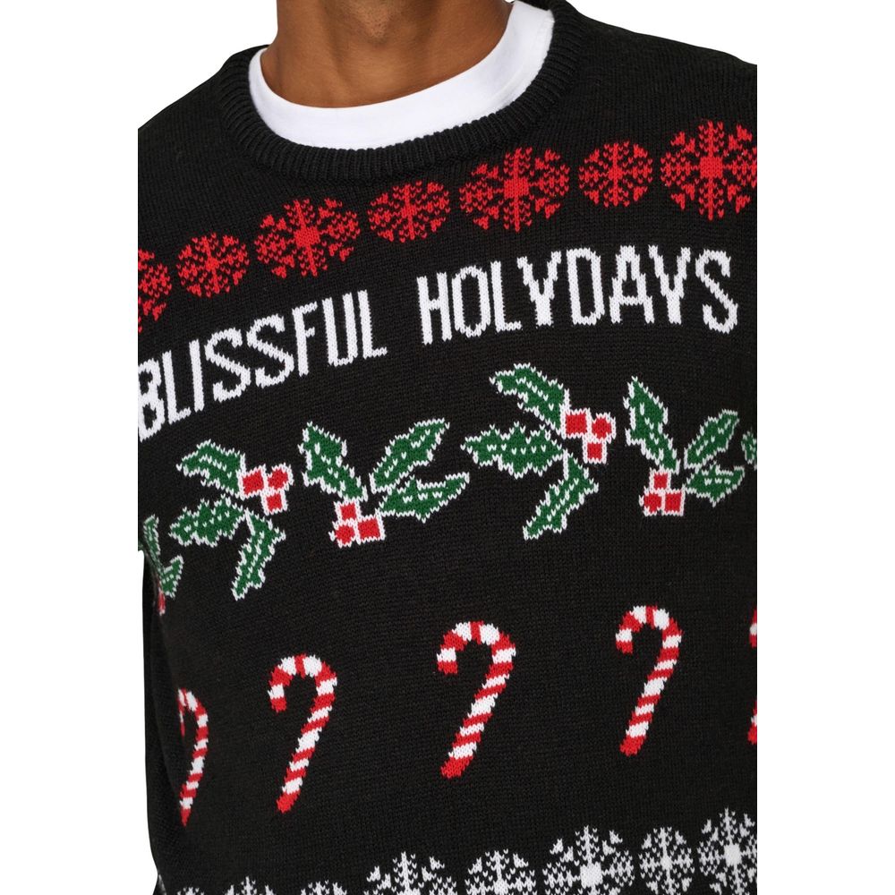 Only & Sons Black Marabou Sweatshirt | Regal Royce