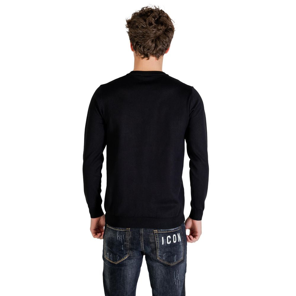 Icon Black Viscose Sweatshirt | Regal Royce