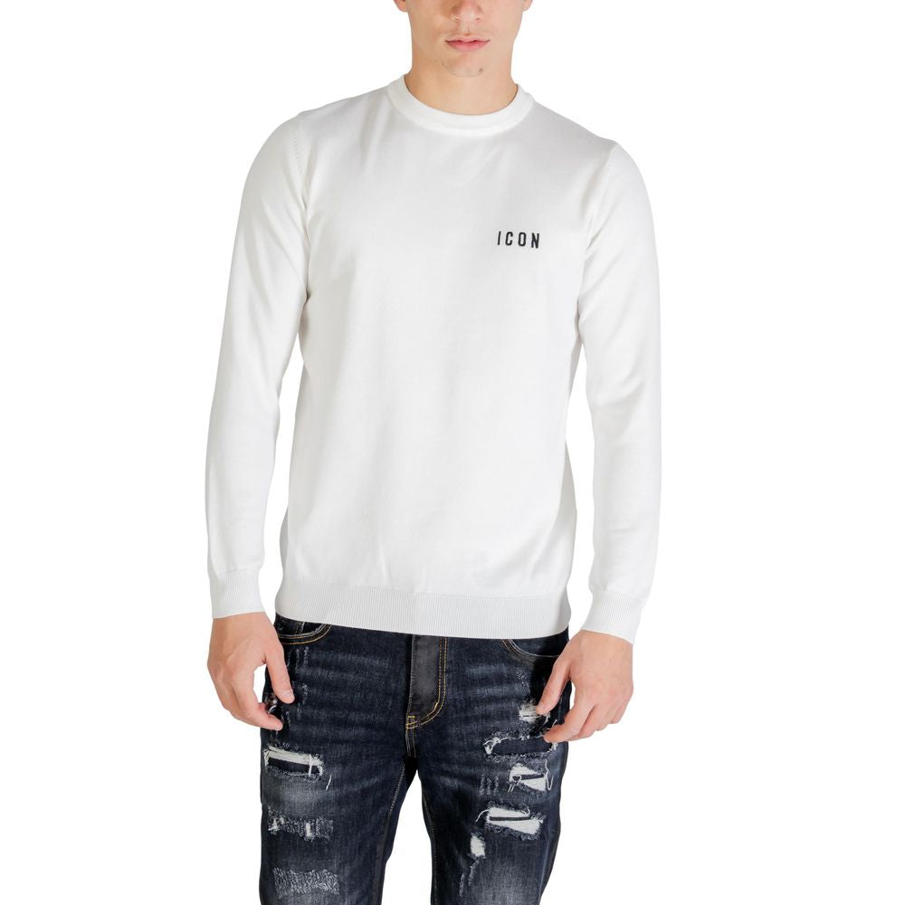 Icon White Viscose Sweatshirt | Regal Royce