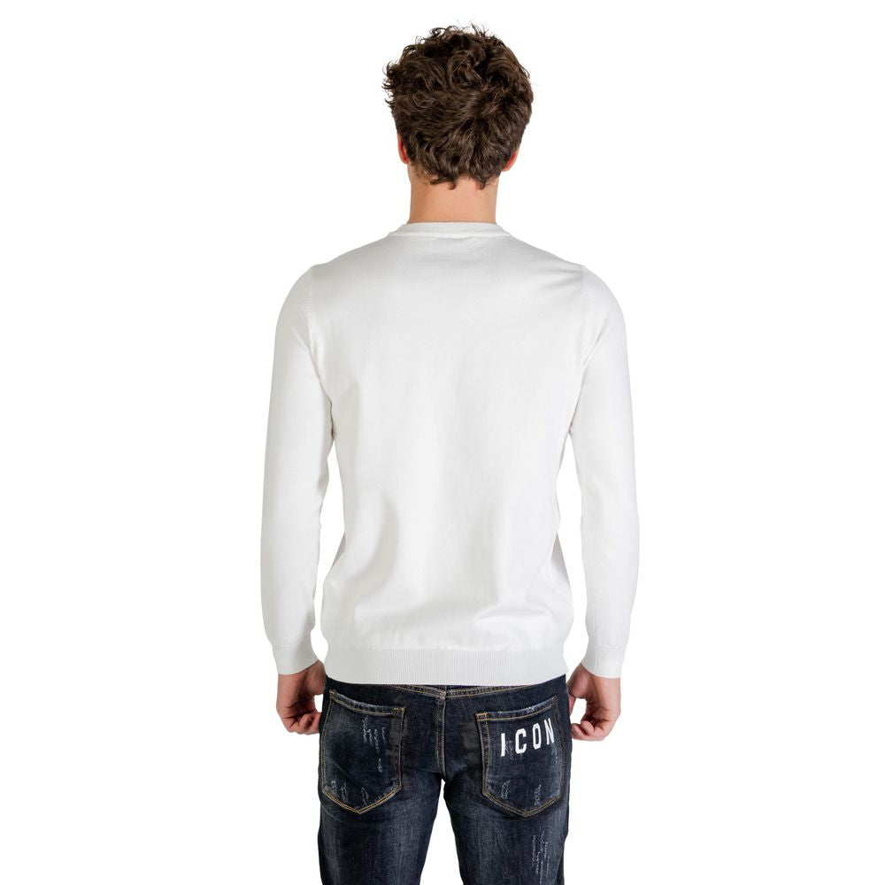 Icon White Viscose Sweatshirt | Regal Royce