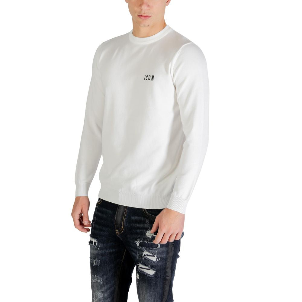 Icon White Viscose Sweatshirt | Regal Royce