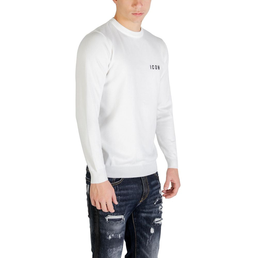 Icon White Viscose Sweatshirt | Regal Royce