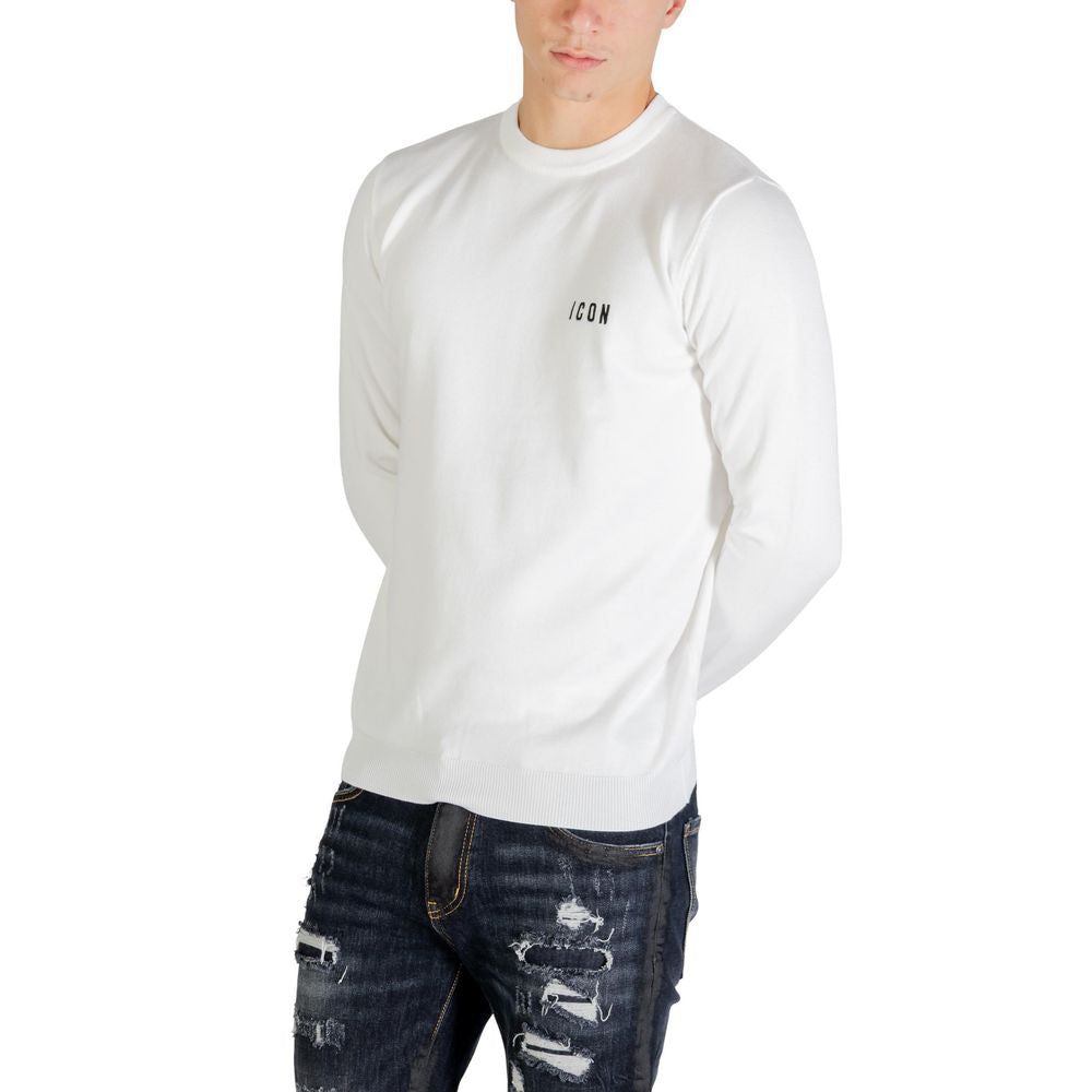 Icon White Viscose Sweatshirt | Regal Royce