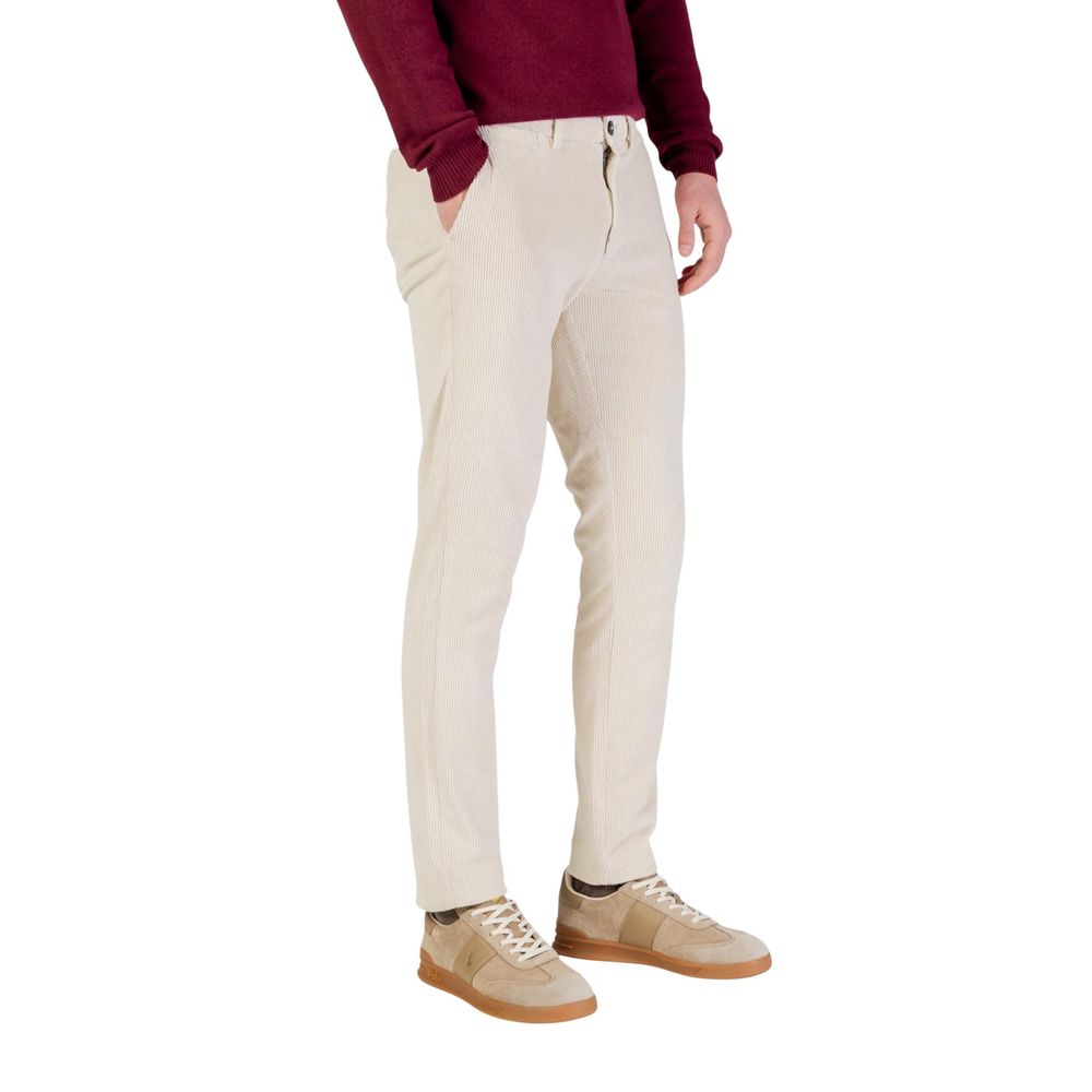 Borghese Beige Cotton Pants | Regal Royce