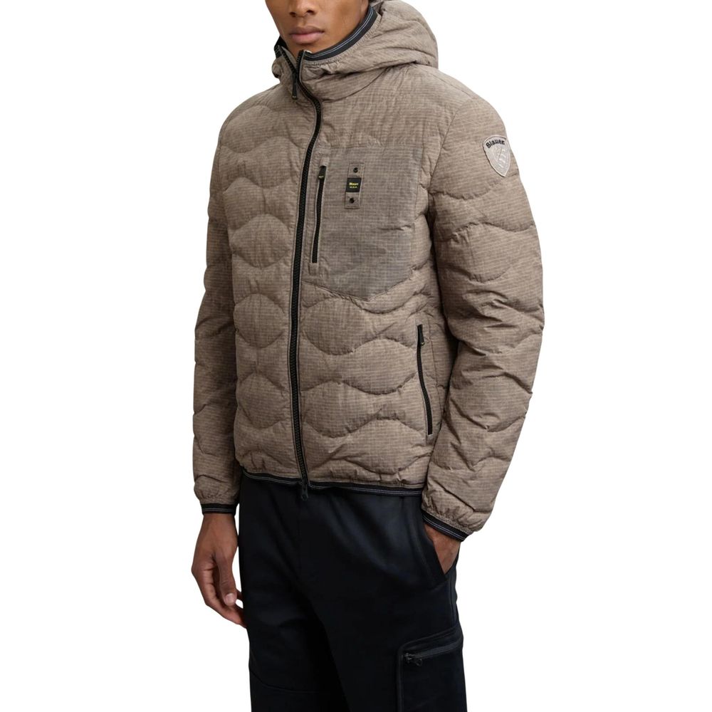 Blauer Brown Polyester Coat | Regal Royce