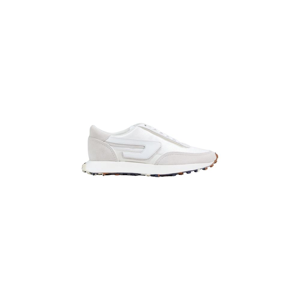 Diesel White Leather Athletic Sneakers | Regal Royce