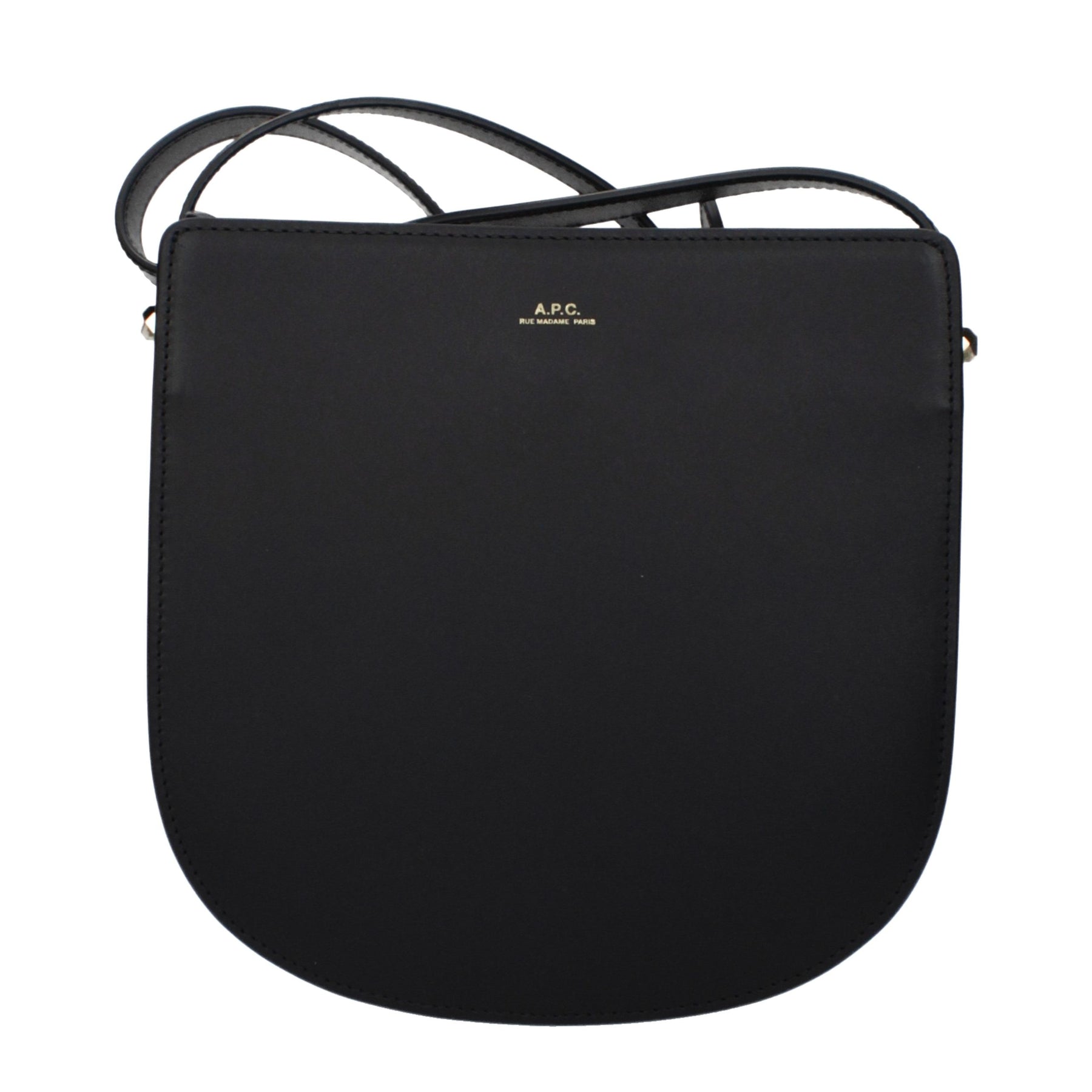 A.P.C. Black Leather Crossbody Bag | Regal Royce
