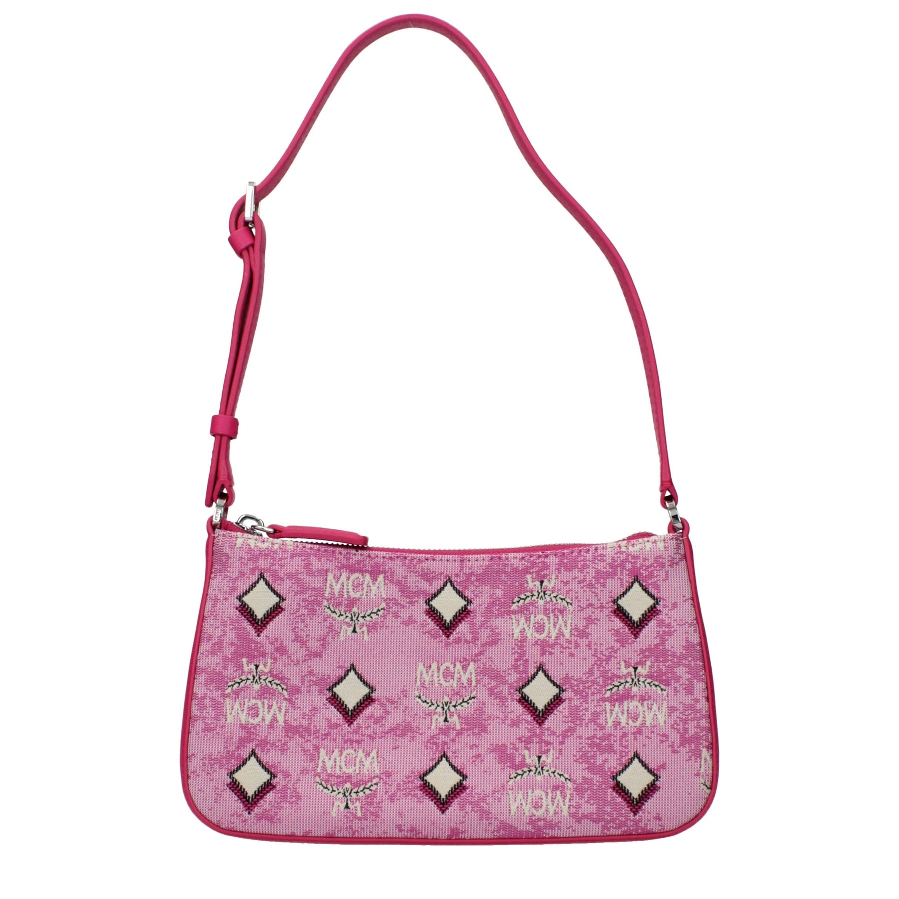 MCM Pink Fabric Crossbody Bag | Regal Royce