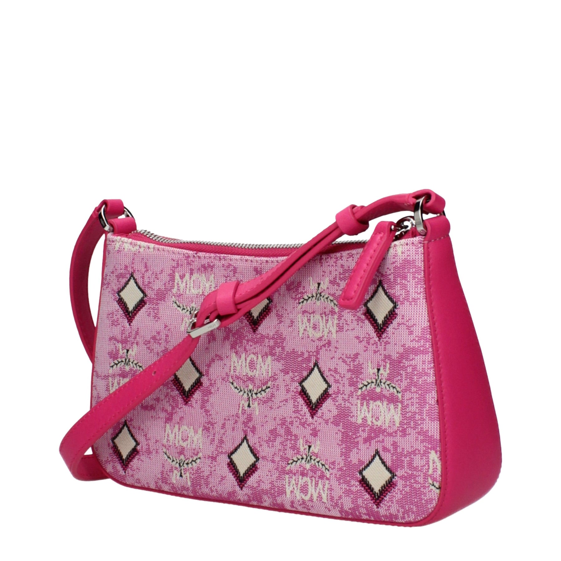 MCM Pink Fabric Crossbody Bag | Regal Royce