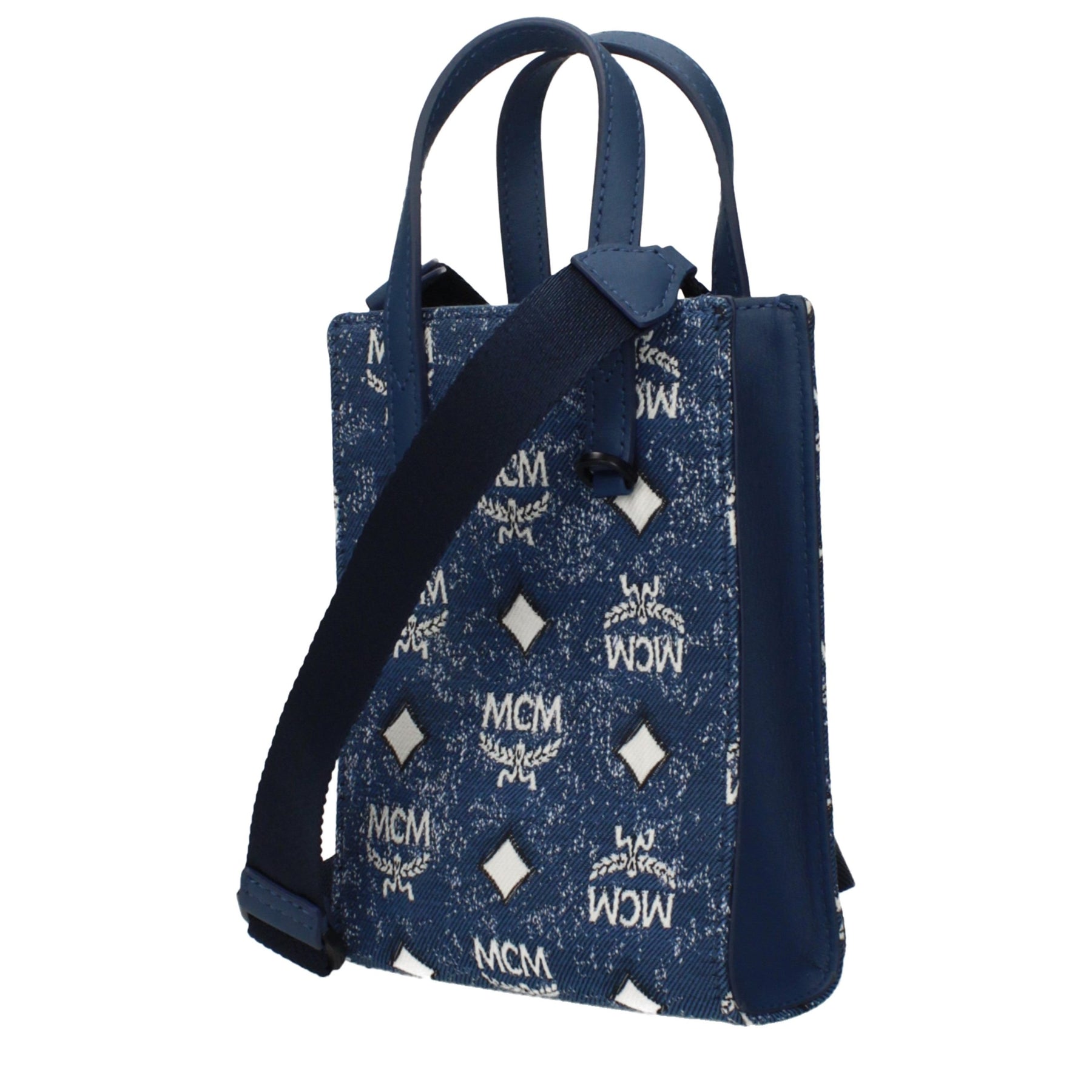 MCM Blue Fabric Handbag | Regal Royce