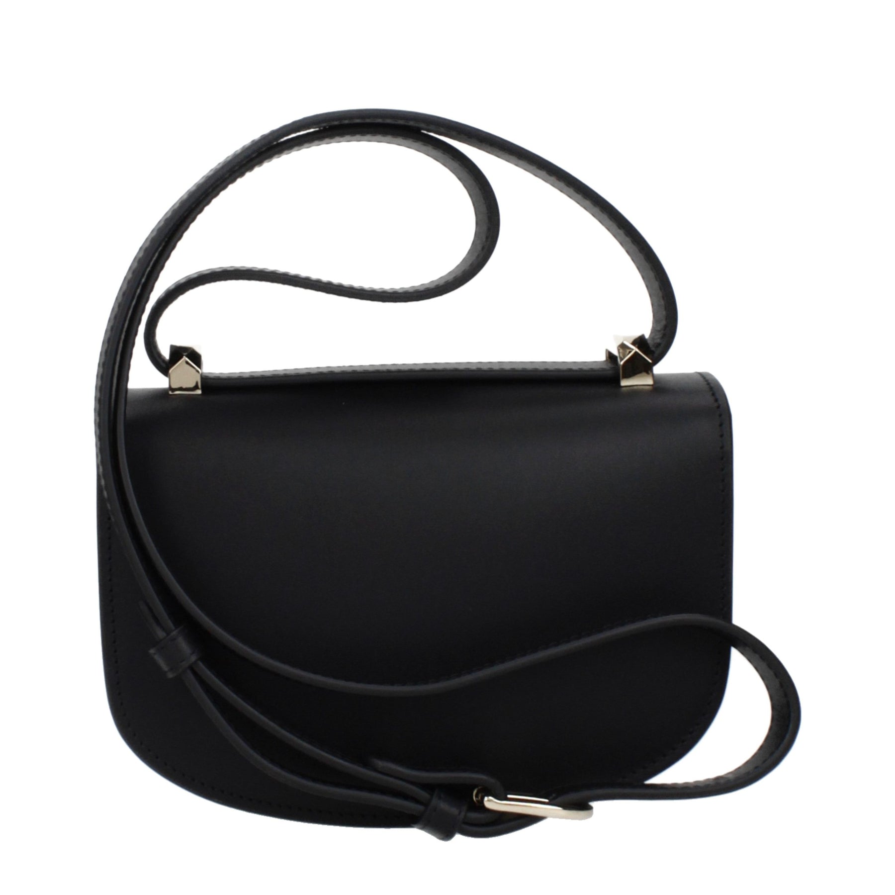 A.P.C. Black Leather Shoulder Bag | Regal Royce
