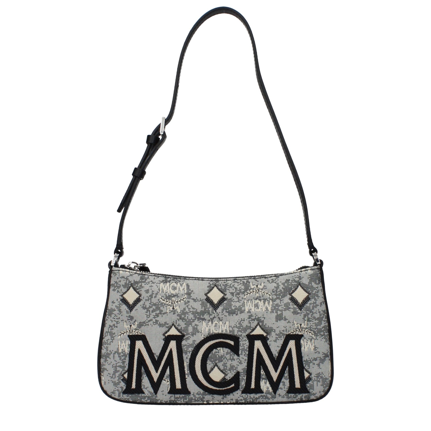 MCM Gray Fabric Crossbody Bag | Regal Royce