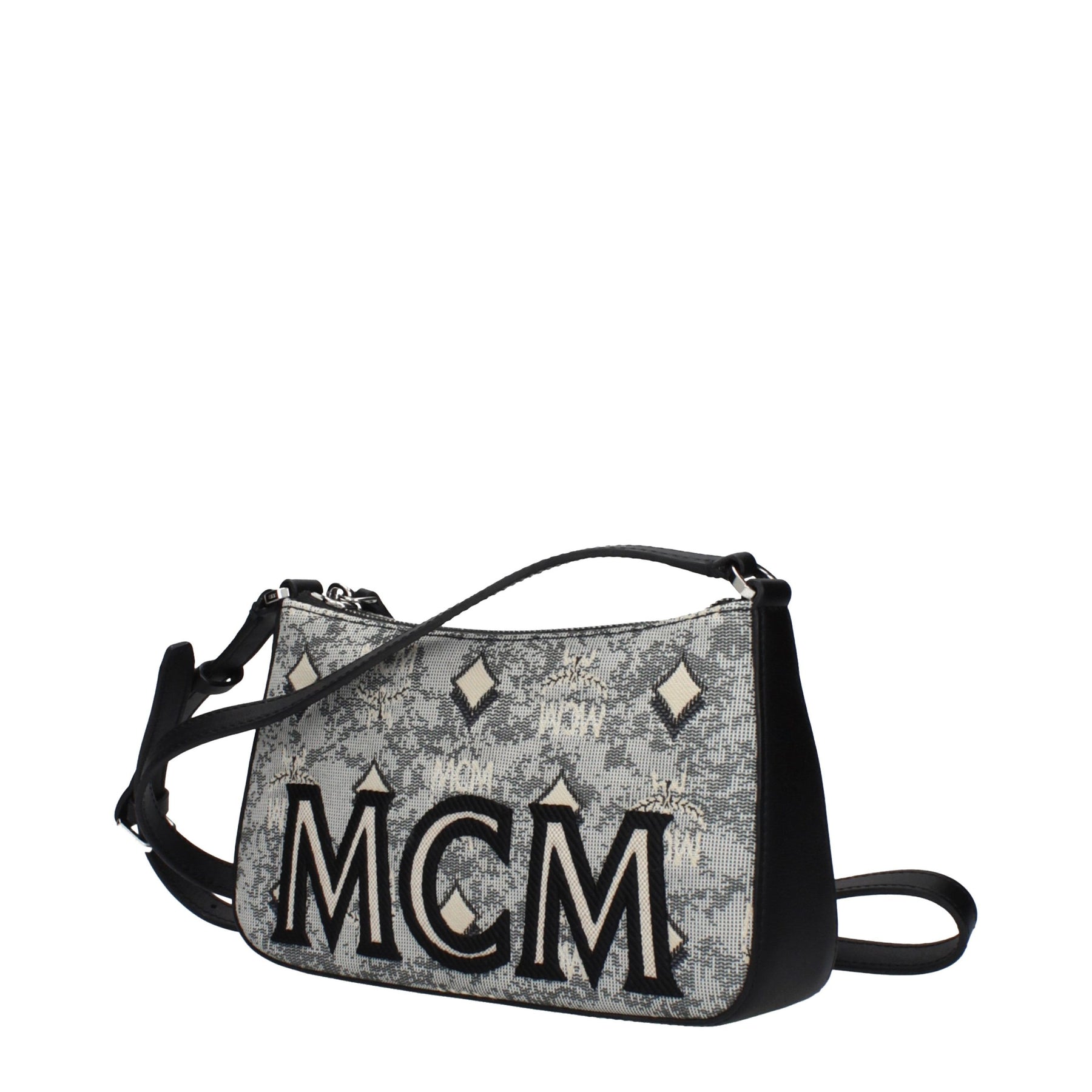MCM Gray Fabric Crossbody Bag | Regal Royce